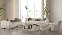 ENSEMBLE NANGARO - POLOXS

(CANAPÉ D'ANGLE + CANAPÉ 4 PLACES + FAUTEUIL + POUF) - CANAPÉ D'ANGLE POLOXS