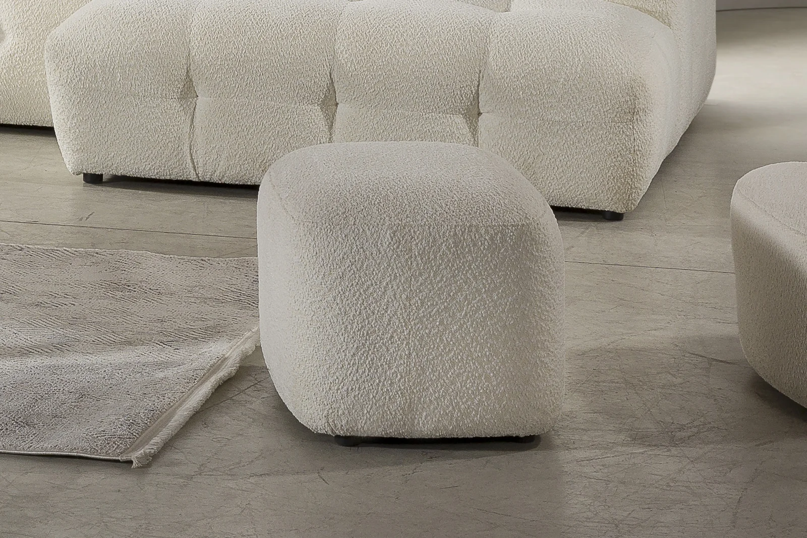 [NG-POLOX-PUF] NANGARO - POLOXS SET
(CORNER SOFA + 4-SEATER + ARMCHAIR + OTTOMAN) - POLOXS OTTOMAN