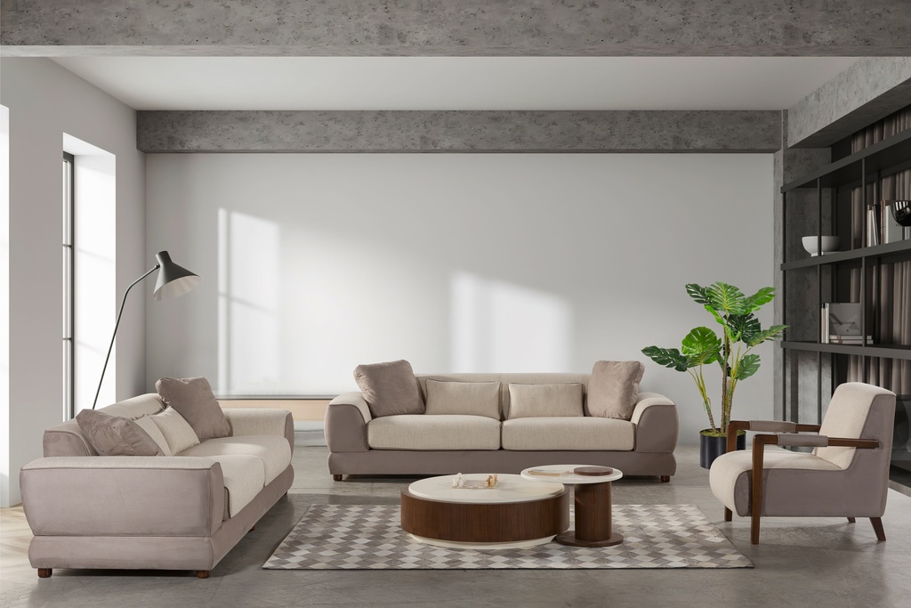 [NG-SALVA-SOFABED-3S] NANGARO - SALWA SET
(3+3+1) - SALWA 3-SEATER SOFA