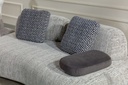 NANGARO - CONJUNTO GÉNESIS
(SILLÓN + SOFÁ DE 3 PLAZAS + SOFÁ DE 2 PLAZAS + SILLÓN) - MÓDULO GÉNESIS DE 2 PLAZAS