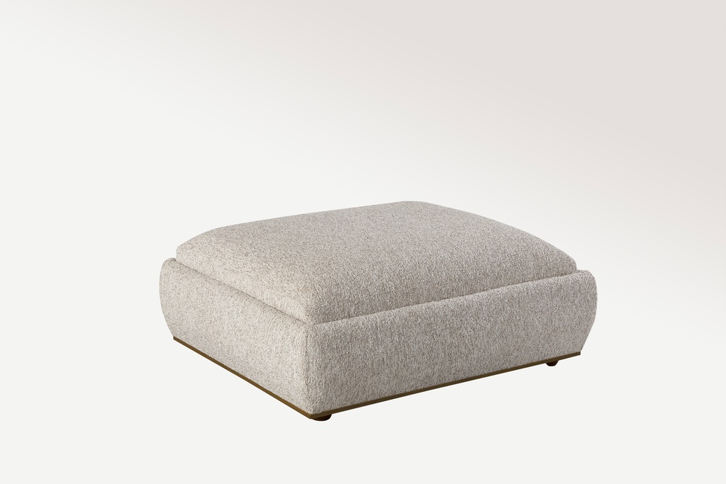 [NG-PRAG-PUFF-SEAT] NANGARO - PRAG SET
(SINGLE CORNER MODULE + SINGLE-SEAT MODULE + 2-SEAT LOUNGER + LOUNGER + SEATING OTTOMAN + OTTOMAN TABLE) - PRAG OTTOMAN (SEATING)