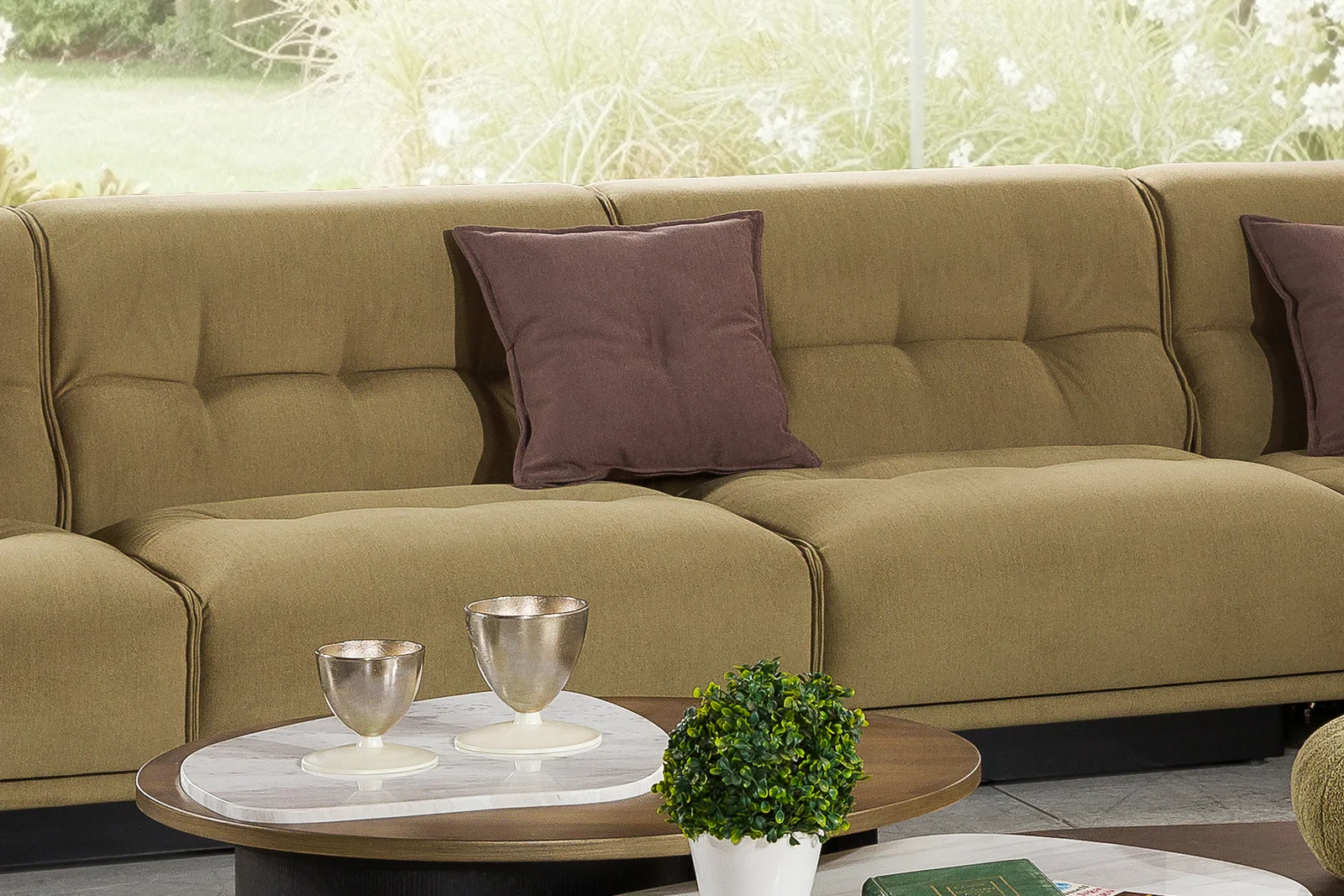 [NG-RAVELLO-CORNER-SMOD] NANGARO - RAVELLO CORNER SOFA
(RIGHT MODULE + LEFT MODULE + CORNER MODULE + 3 SINGLE-SEAT MODULES) - RAVELLO SINGLE MODULE (3 PCS.)