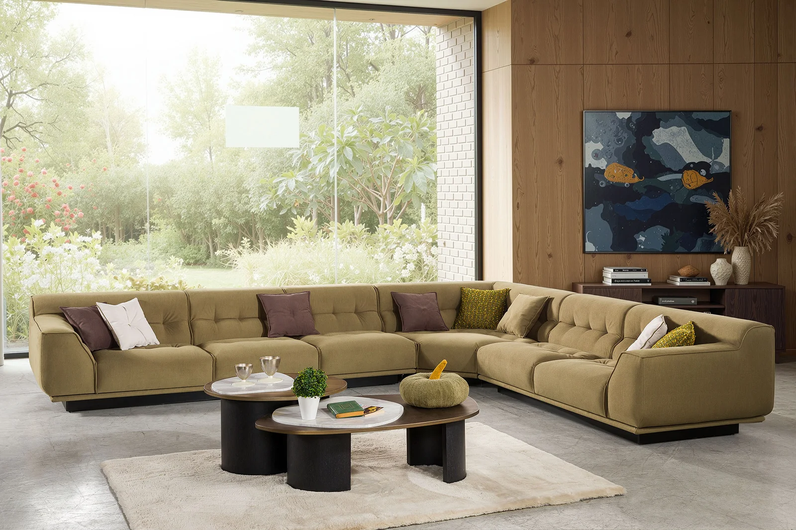 [NG-RAVELLO-CORNER-BIG-MOD] NANGARO - RAVELLO SET
(LARGE CORNER SOFA + SOFA + ARMCHAIR) - RAVELLO CORNER